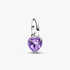 Mini Charm Pendant Cœur Chakra Violet Pandora ME Mini Charm Pendant Cœur Chakra Violet Pandora ME