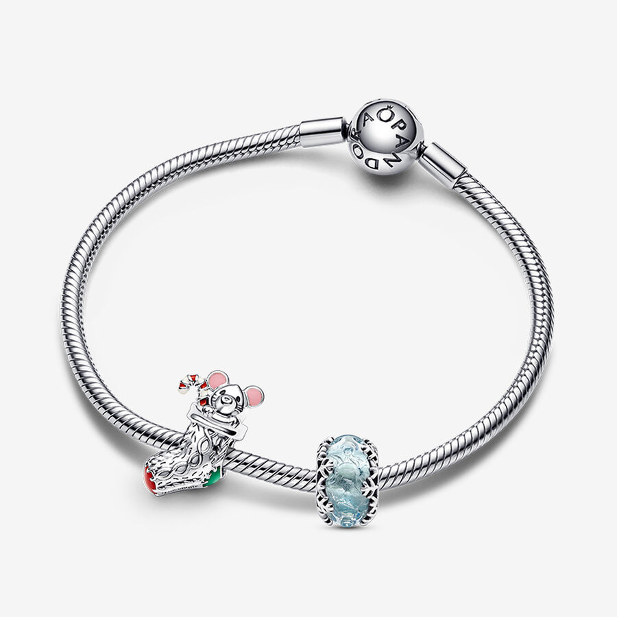 Bracelet mini-charms étoile de Noël