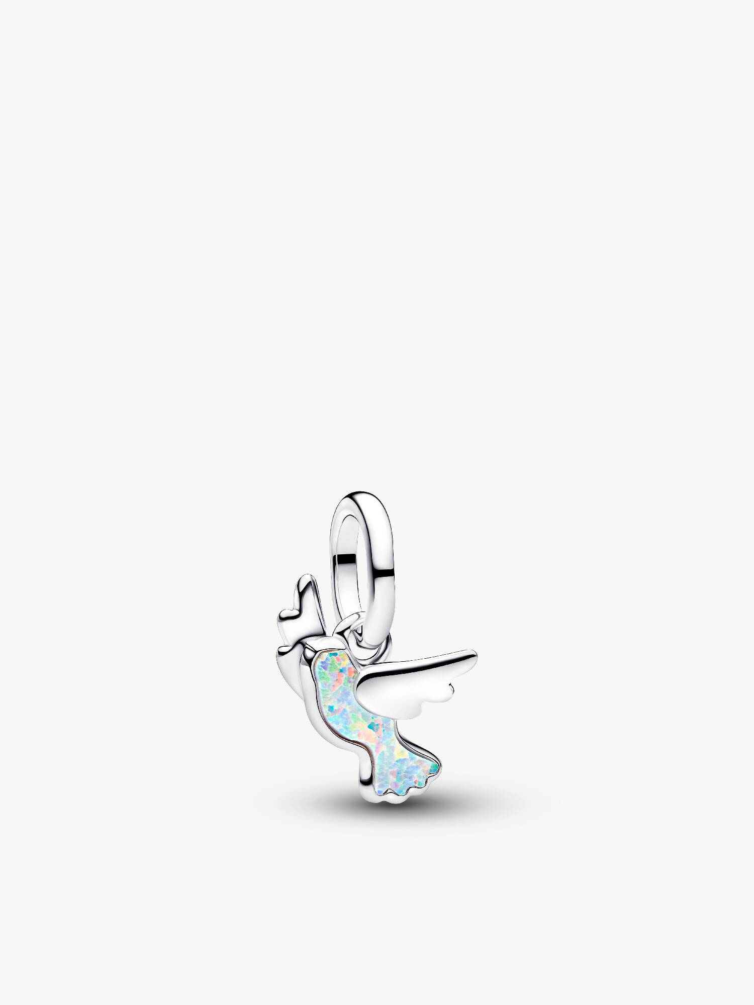 Mini Charm Pendant Colombe Blanche