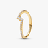 Bague Pavée Fendue Scintillante Bague Pavée Fendue Scintillante