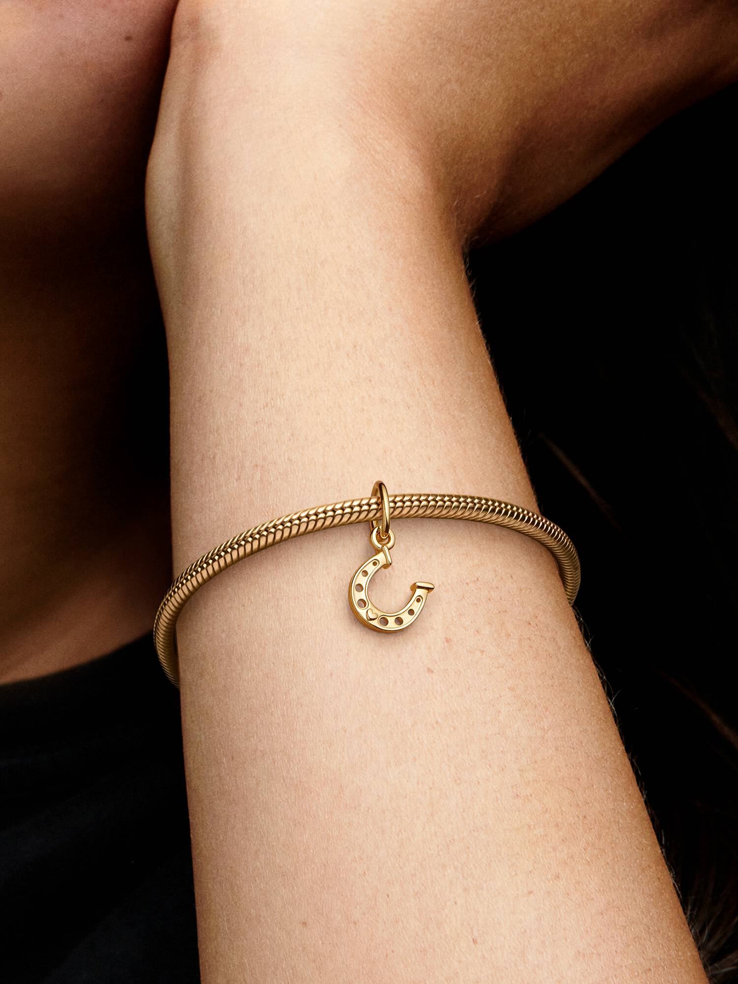 Charm Pendant Fer à Cheval Porte-Bonheur