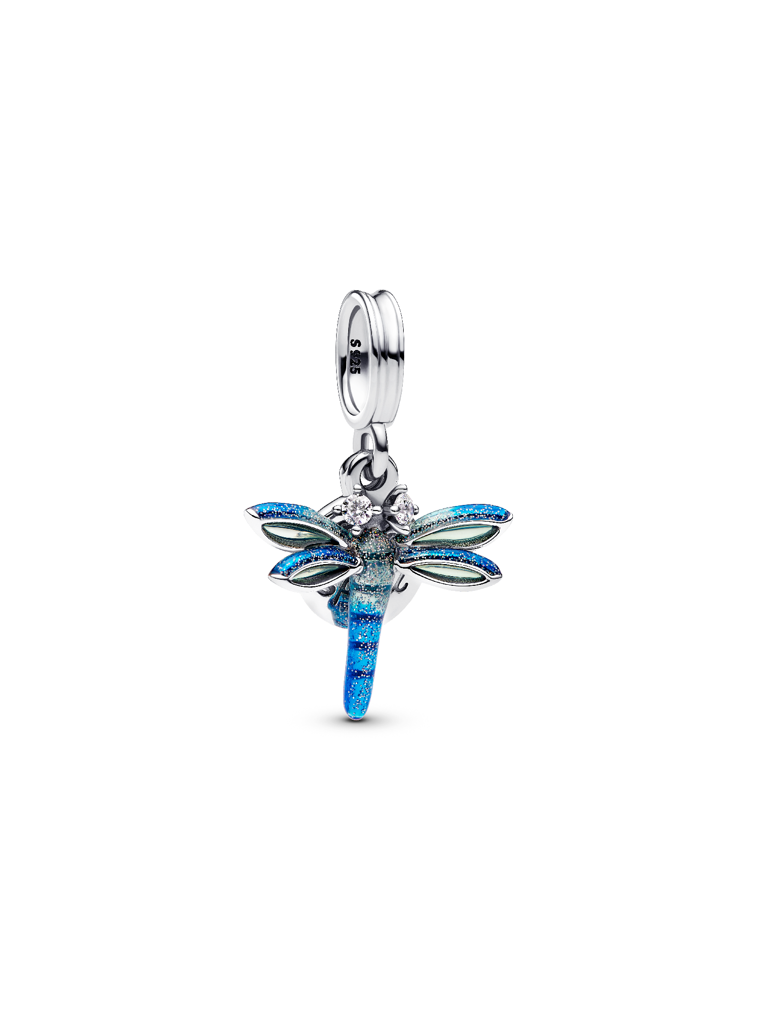 Charm Pendant Double Libellule
