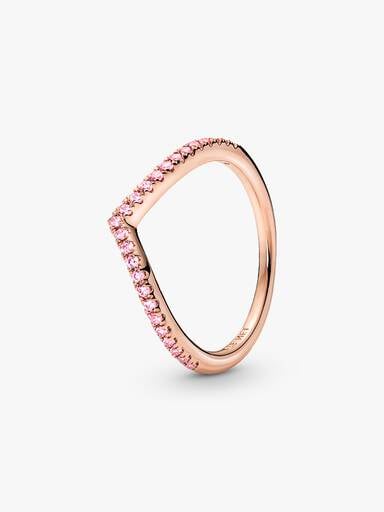 Bague Rose Scintillante Vœu Pandora Timeless