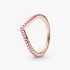 Bague Rose Scintillante Vœu Pandora Timeless Bague Rose Scintillante Vœu Pandora Timeless