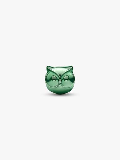 Mini Charm Chouette Verte