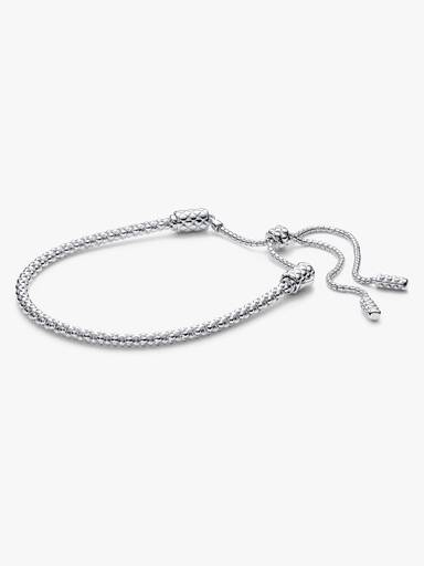 Bracelet Coulissant Chaîne Cloutée