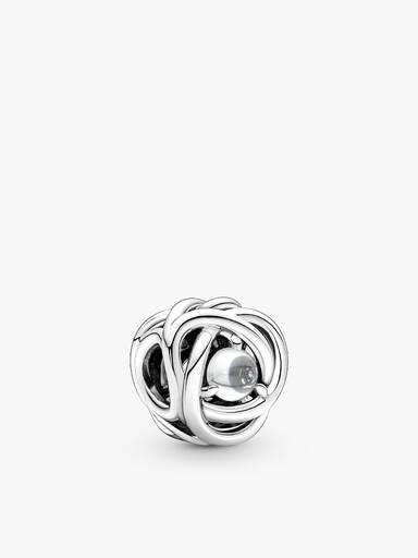 Coffret Cadeau Bracelet Cercle de l’Éternité de la Pierre de Naissance d’avril