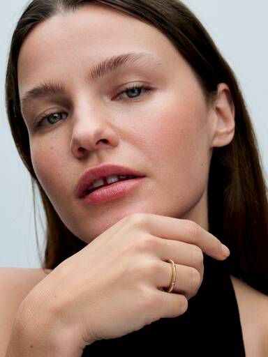 Bague Texture & Pierres