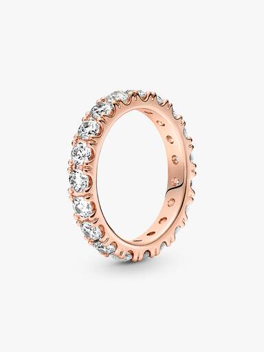 Bague Éternité Rang Scintillant