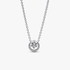 Collier Pendentif Halo Rond Scintillant Collier Pendentif Halo Rond Scintillant