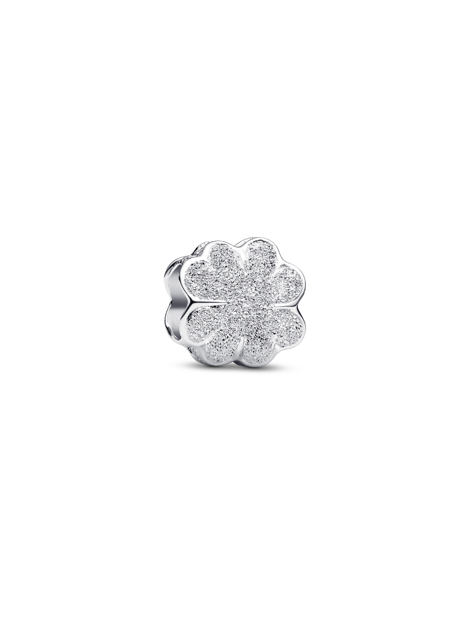 Mini Charm Trèfle Texturé