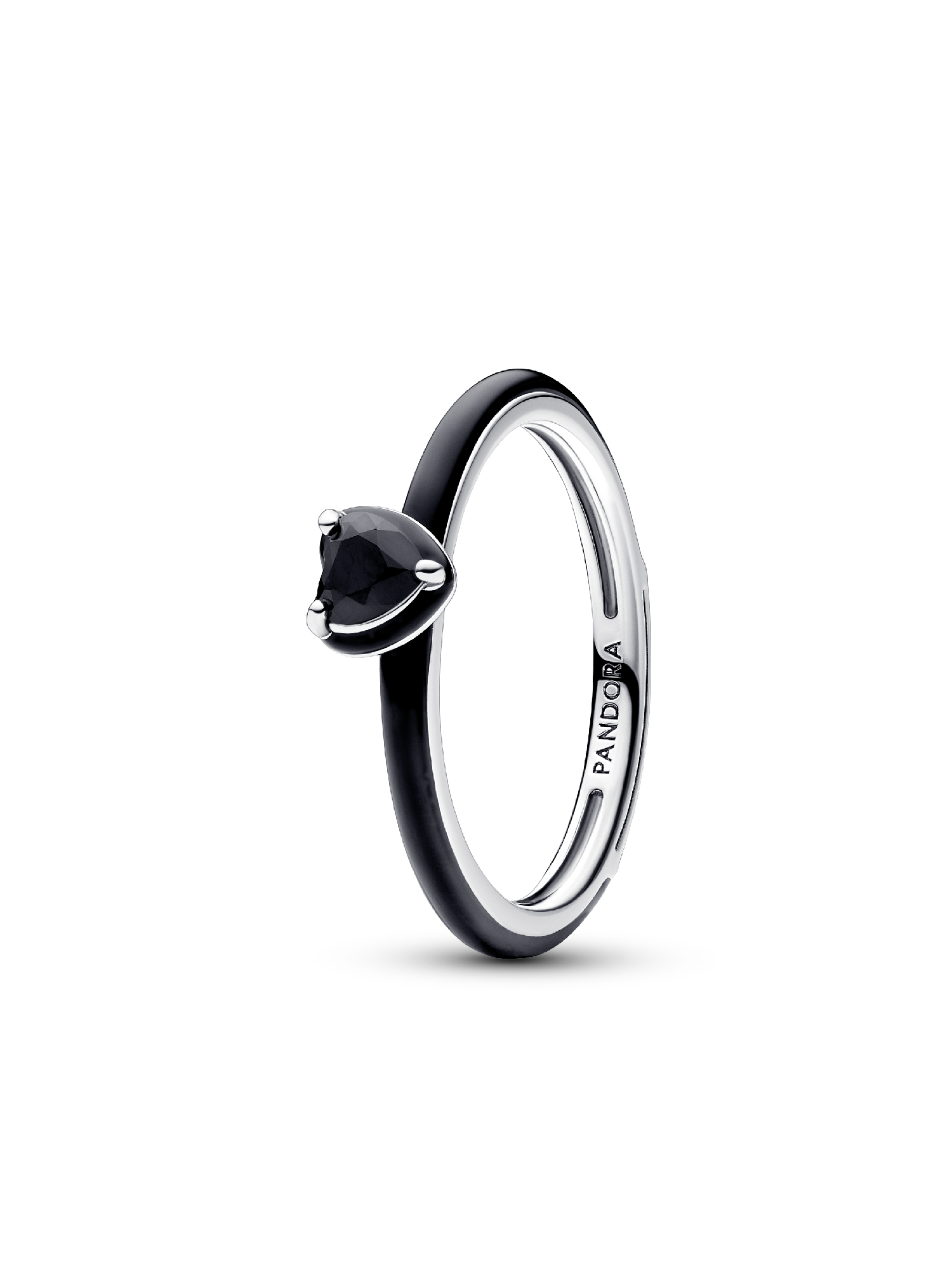 Bague Cœur Chakra Noir