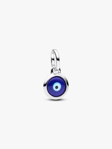 Mini Charm Pendant Murano Œil Porte-bonheur Gravable