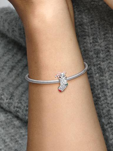 Charm Festif Souris & Chaussette