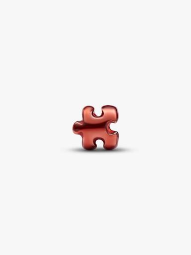 Mini Charm Pièce de Puzzle Orange