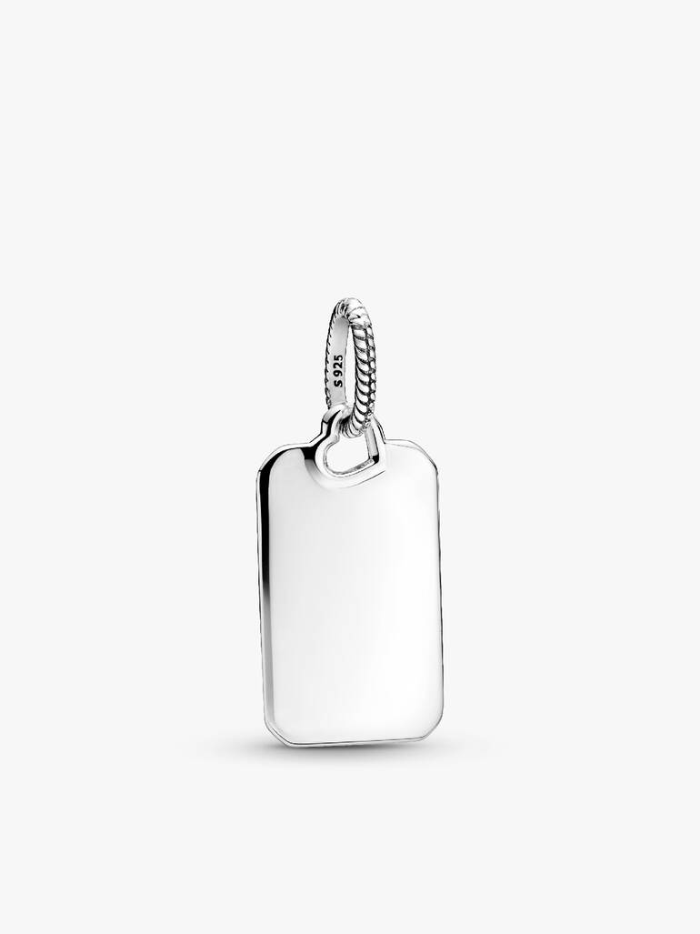Collier Composé Plaque Rectangulaire Gravable