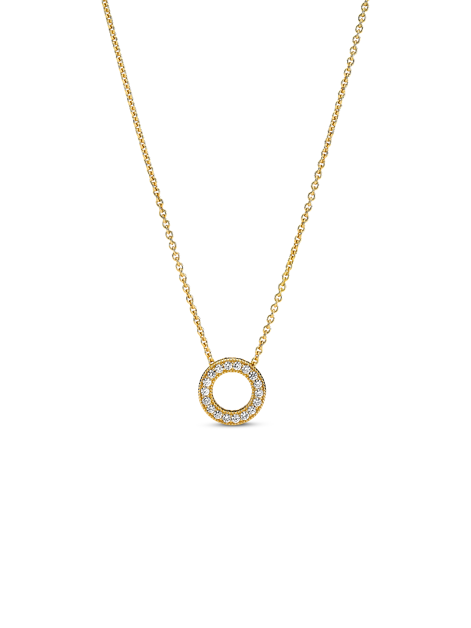 Collier Cercle Pavé Signature Pandora