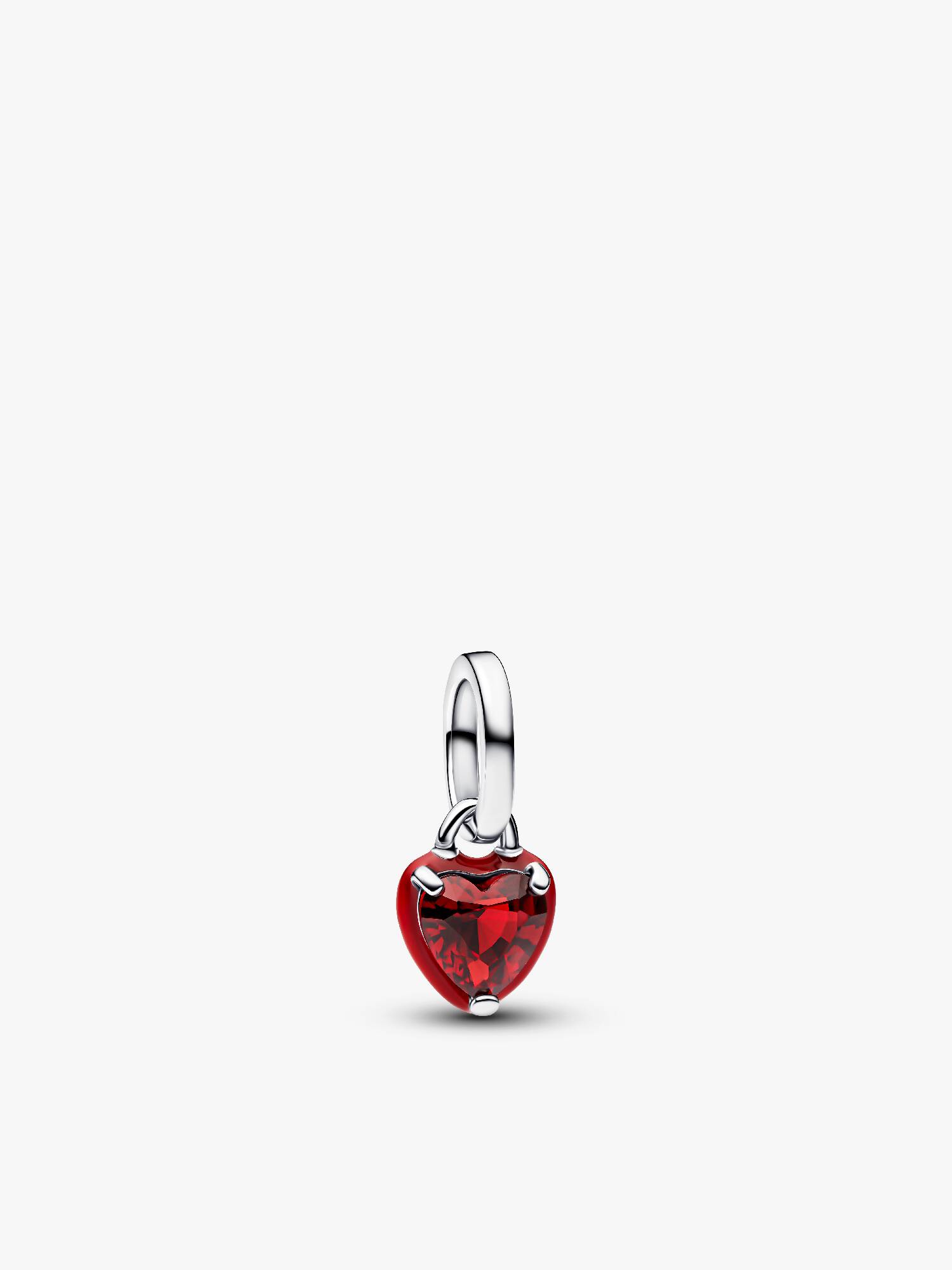Mini Charm Pendant Cœur Chakra Rouge