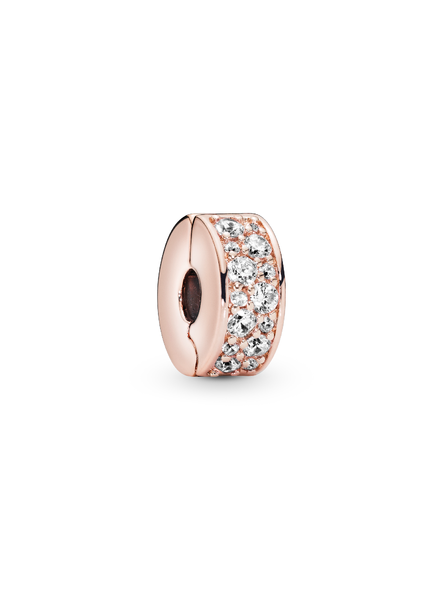 Charm Clip Pavé Transparent