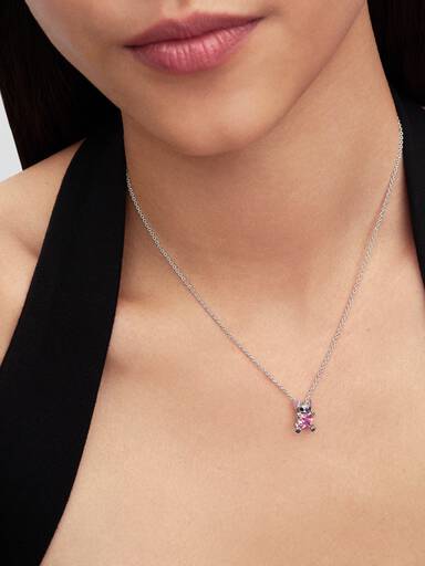 Collier Rose Disney Stitch