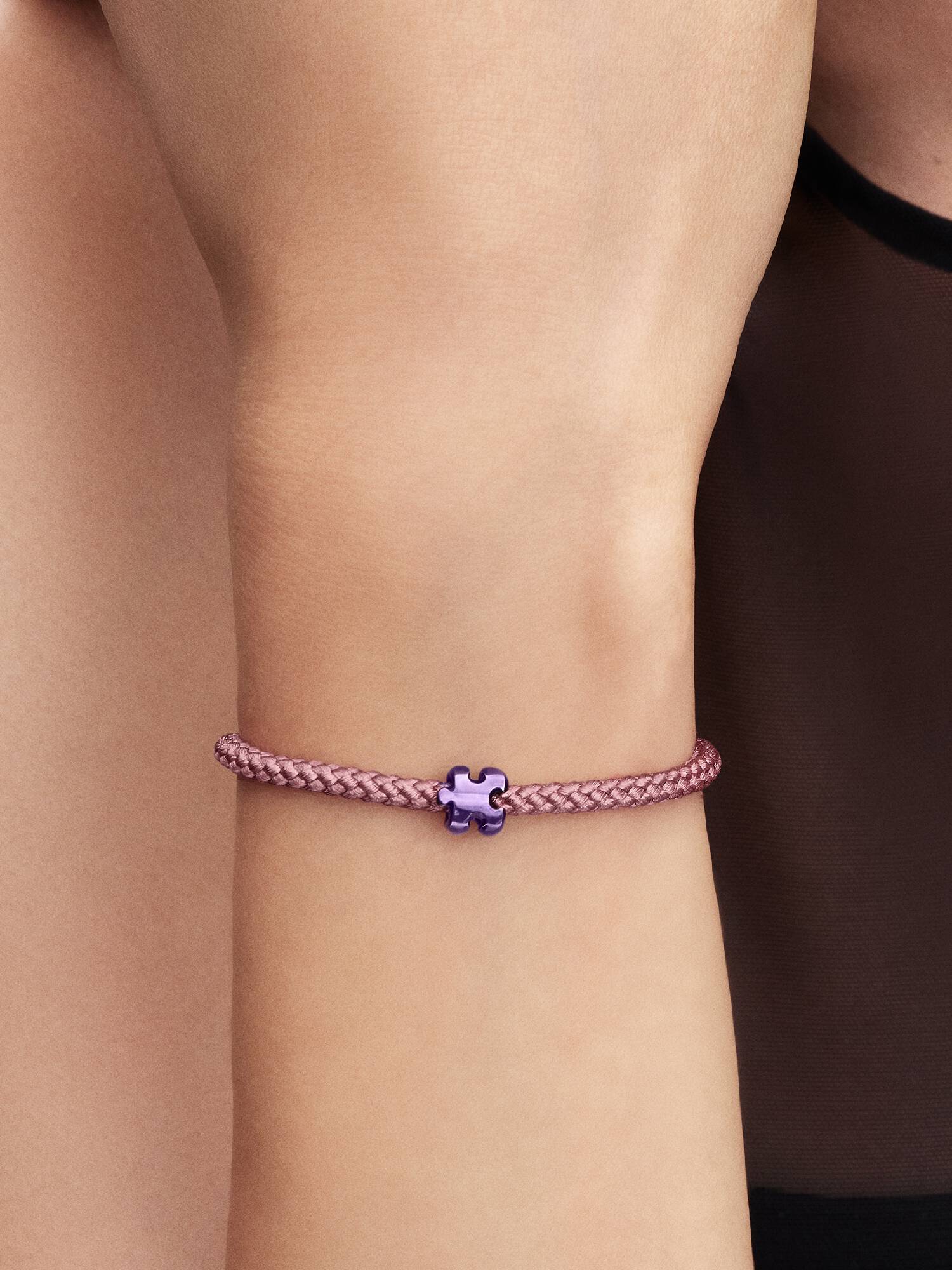 Mini Charm Pièce de Puzzle Violette