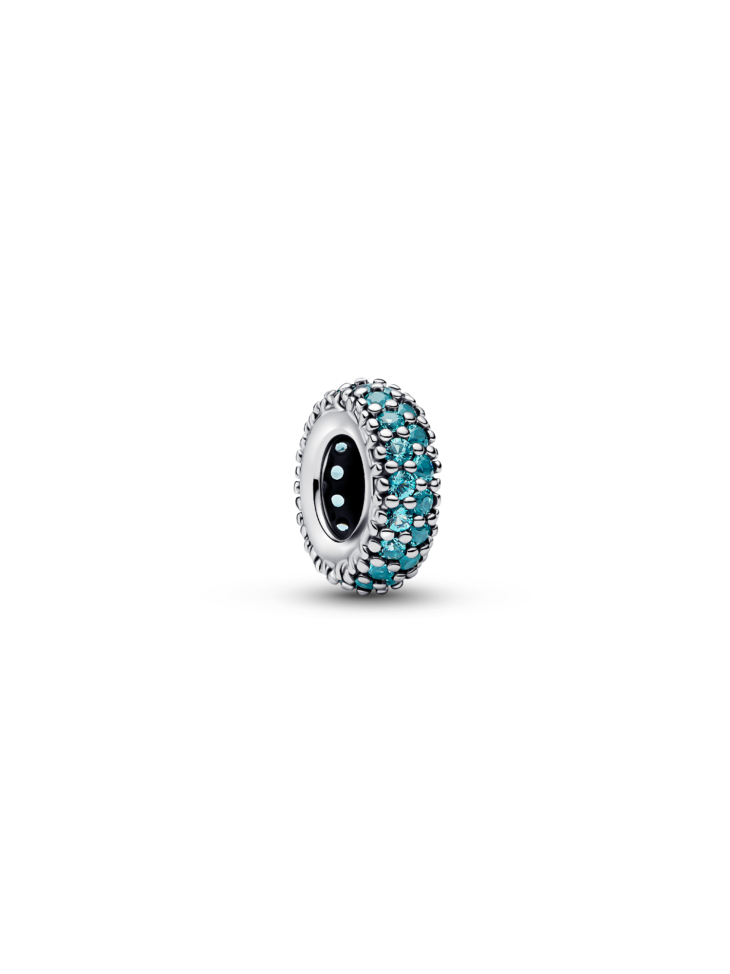Charm Espaceur Pierres Bleu Glacier