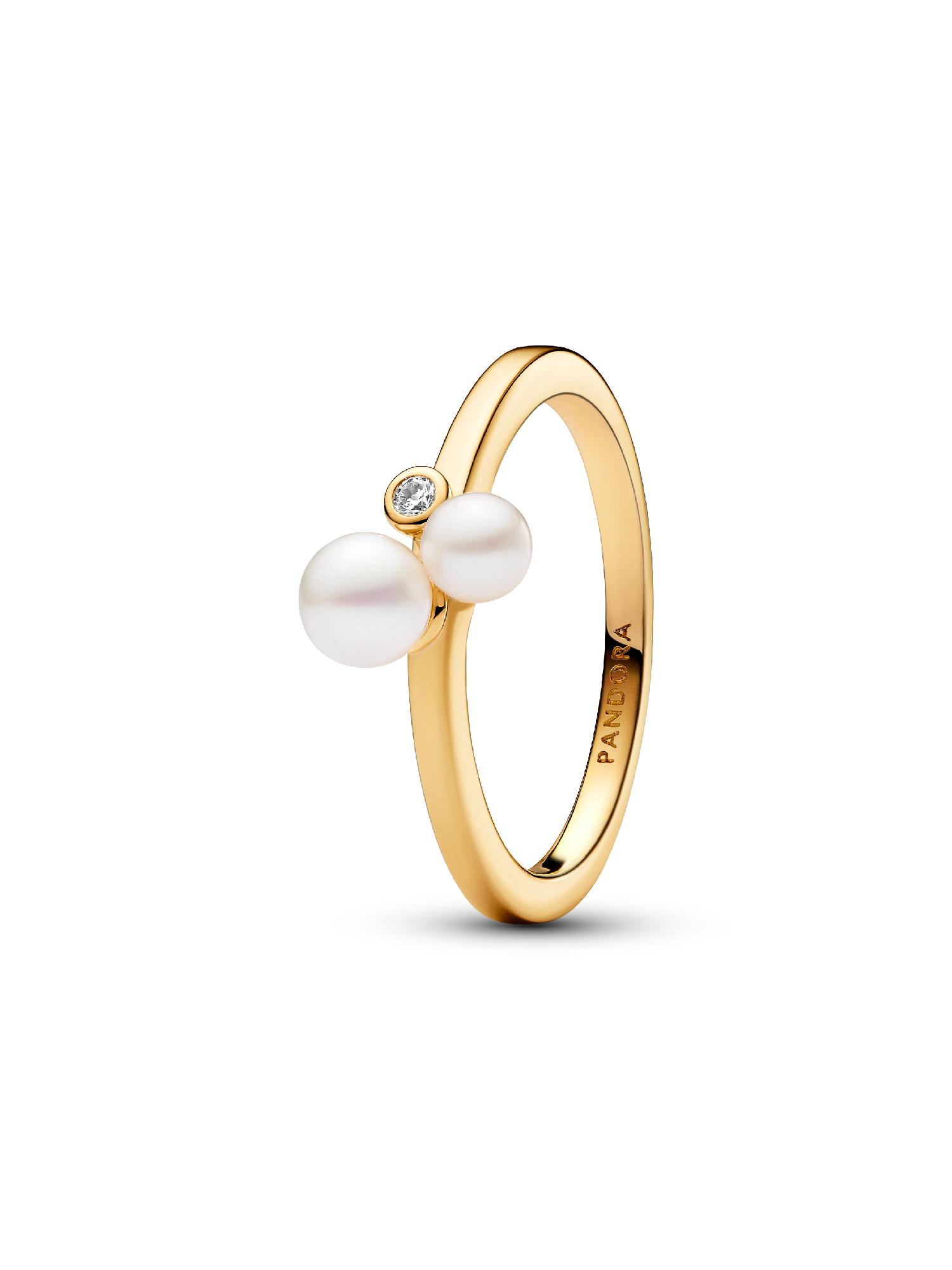 Bague Perles de Culture d'Eau Douce Traitées Duo
