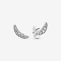 Boucles d'Oreilles Croissant de Lune Scintillant | Pandora FR