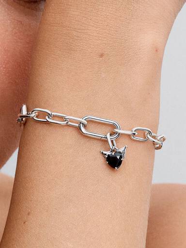 Mini Charm Pendant Cœur Ailé