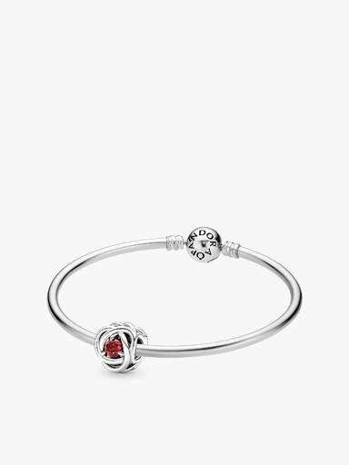 Coffret Cadeau Bracelet de l’éternité Cercle de la Pierre de Naissance de juillet