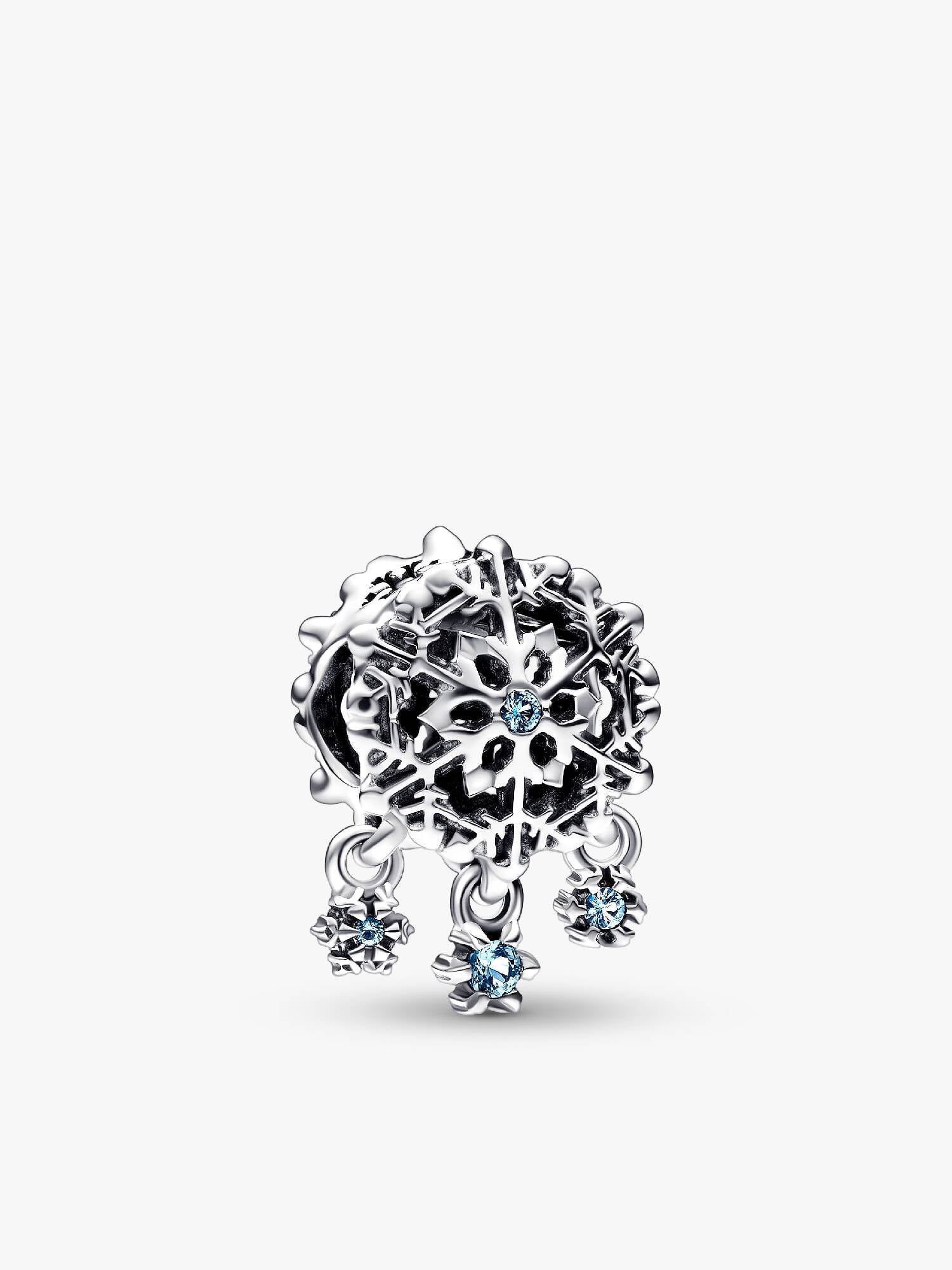 Charm Pendant Flocon de Neige Givré