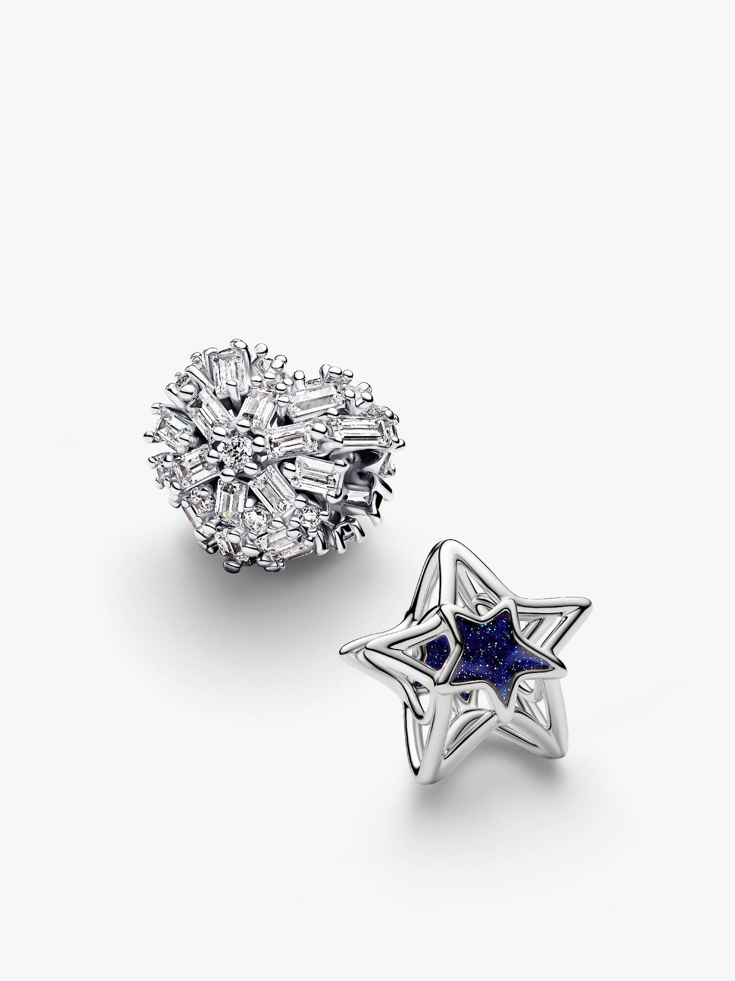 Coffret Cadeau Charms Cœur et Étoile Célestes