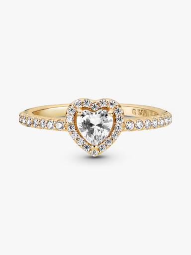 Bague Cœur Élevé
