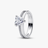 Bague Cœur Anneau Double Bague Cœur Anneau Double