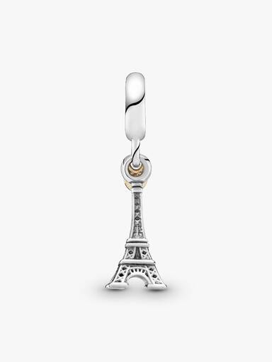 Charm Pendant Tour Eiffel Paris & Cœur