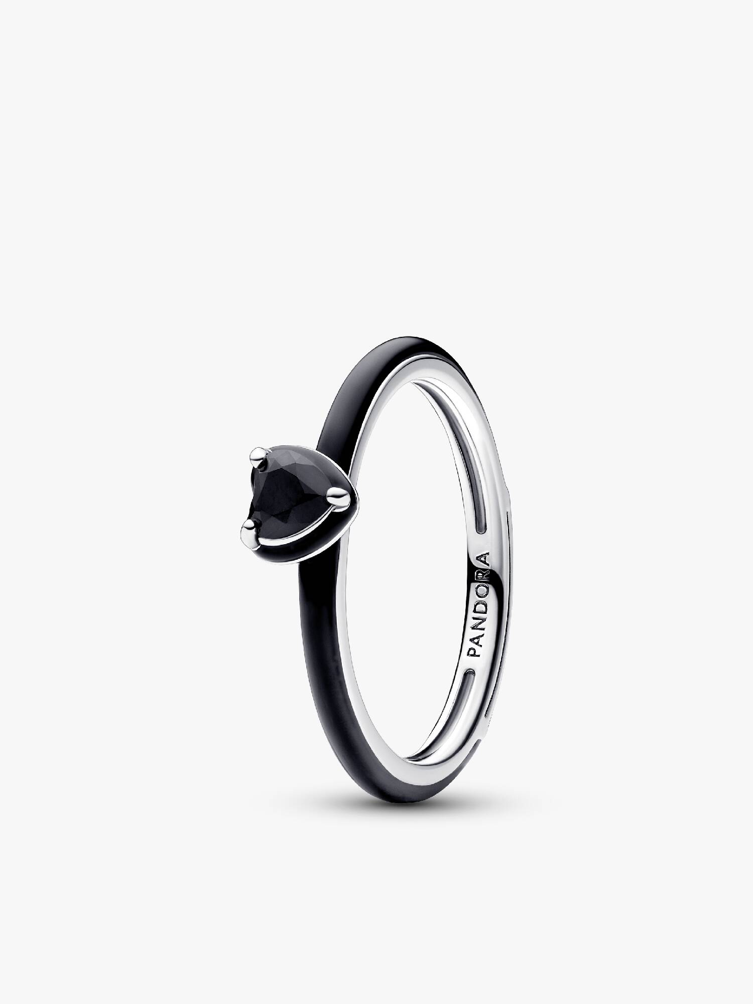 Bague Cœur Chakra Noir