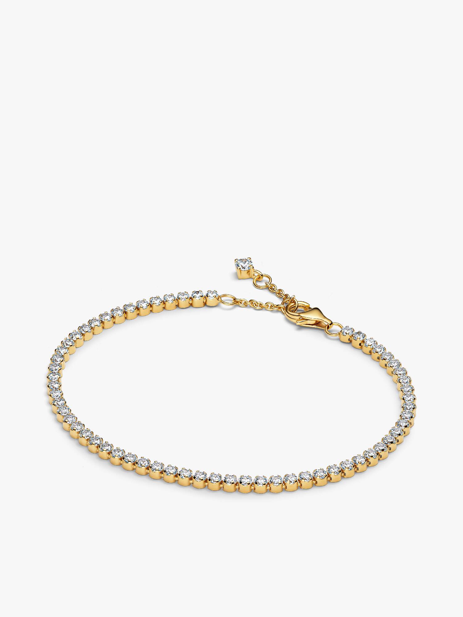 Bracelet Rivière Scintillant Doré