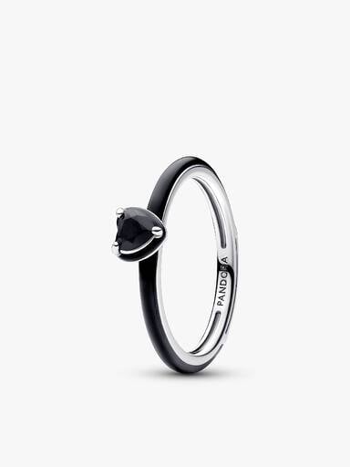 Ensemble de Bagues Chakra Noir & Turquoise Pandora ME Argent Massif