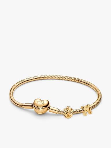 Bracelet Composé Lettre M & Nœud de l'Infini