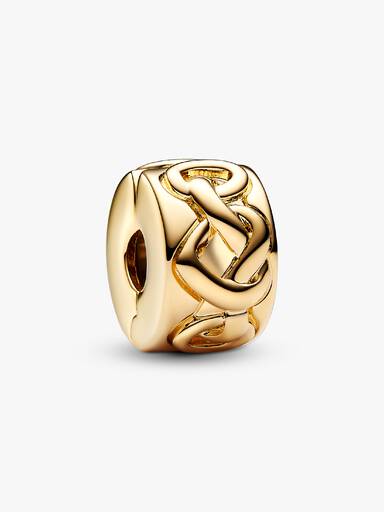 Charm Clip Cœurs Noués