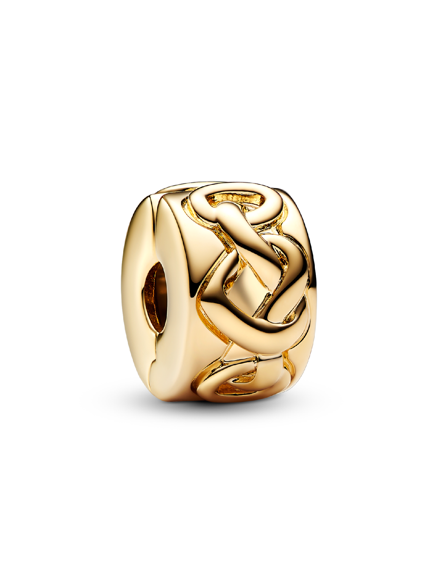Charm Clip Cœurs Noués
