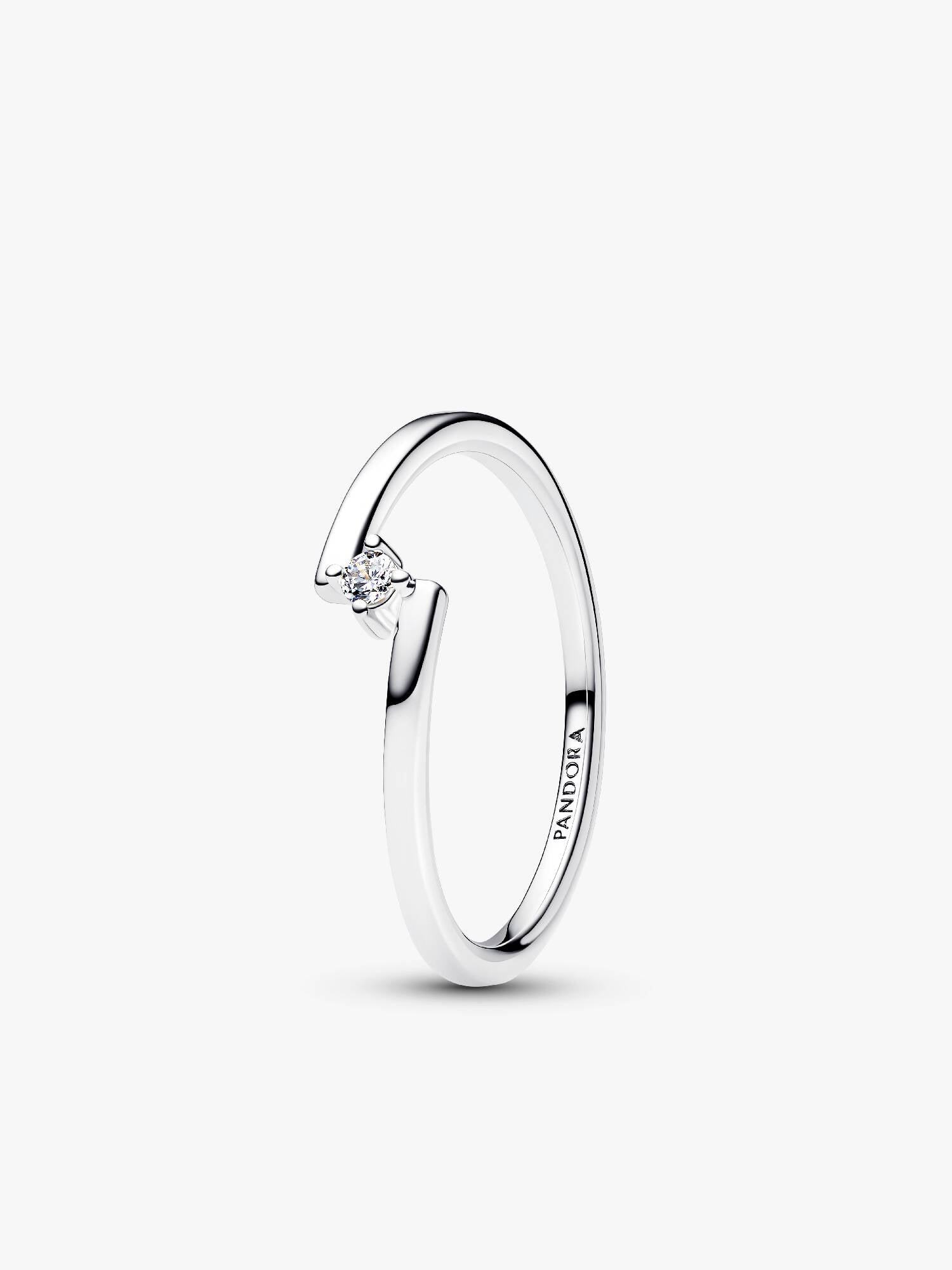 Bague Solitaire Fendue
