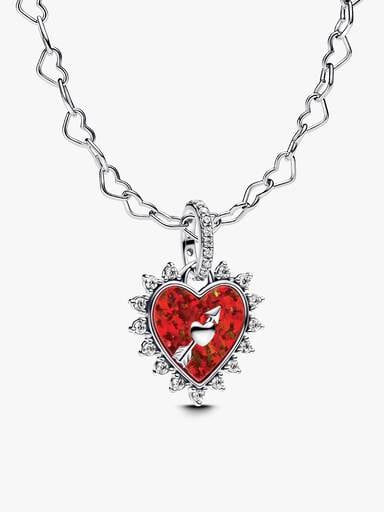 Coffret Cadeau Collier cœur et flèche
