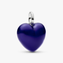 Charm Pendant Cœur Bombé Bleu Charm Pendant Cœur Bombé Bleu