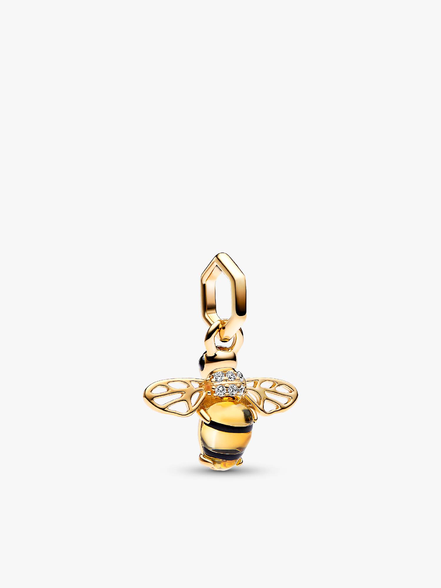 Charm Pendant Abeille Scintillante