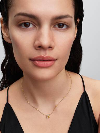 Collier avec Pendentif Abeille Doré