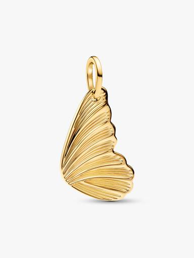Médaillon Aile de Papillon Gravable Doré