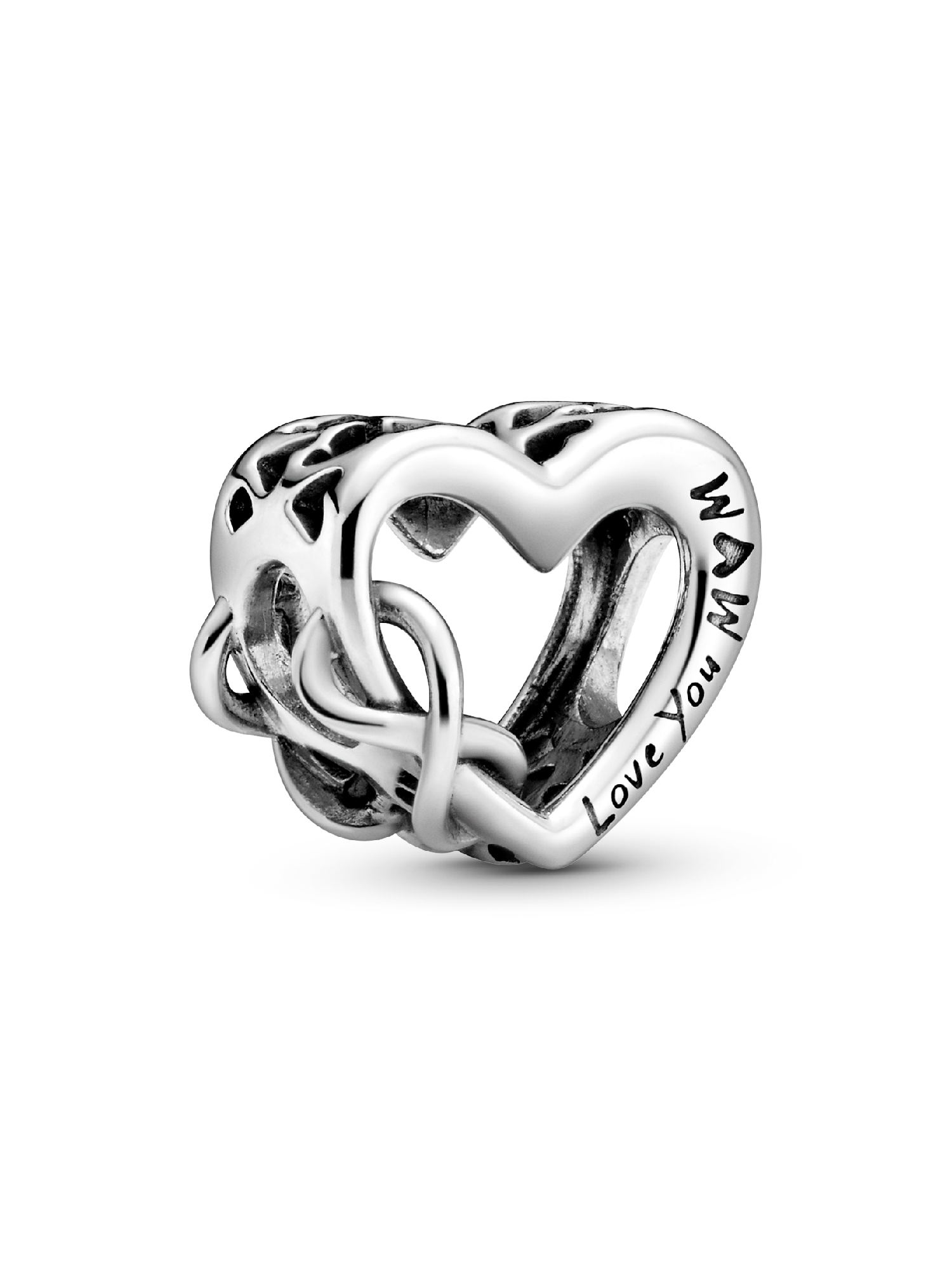 Charm Cœur Infinity Love You Mum (Je t'aime maman)