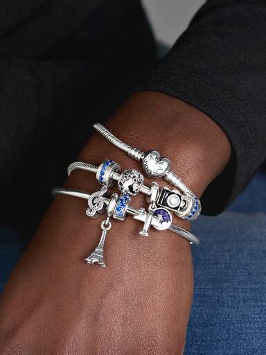 Charm Clip Éclat Bleu