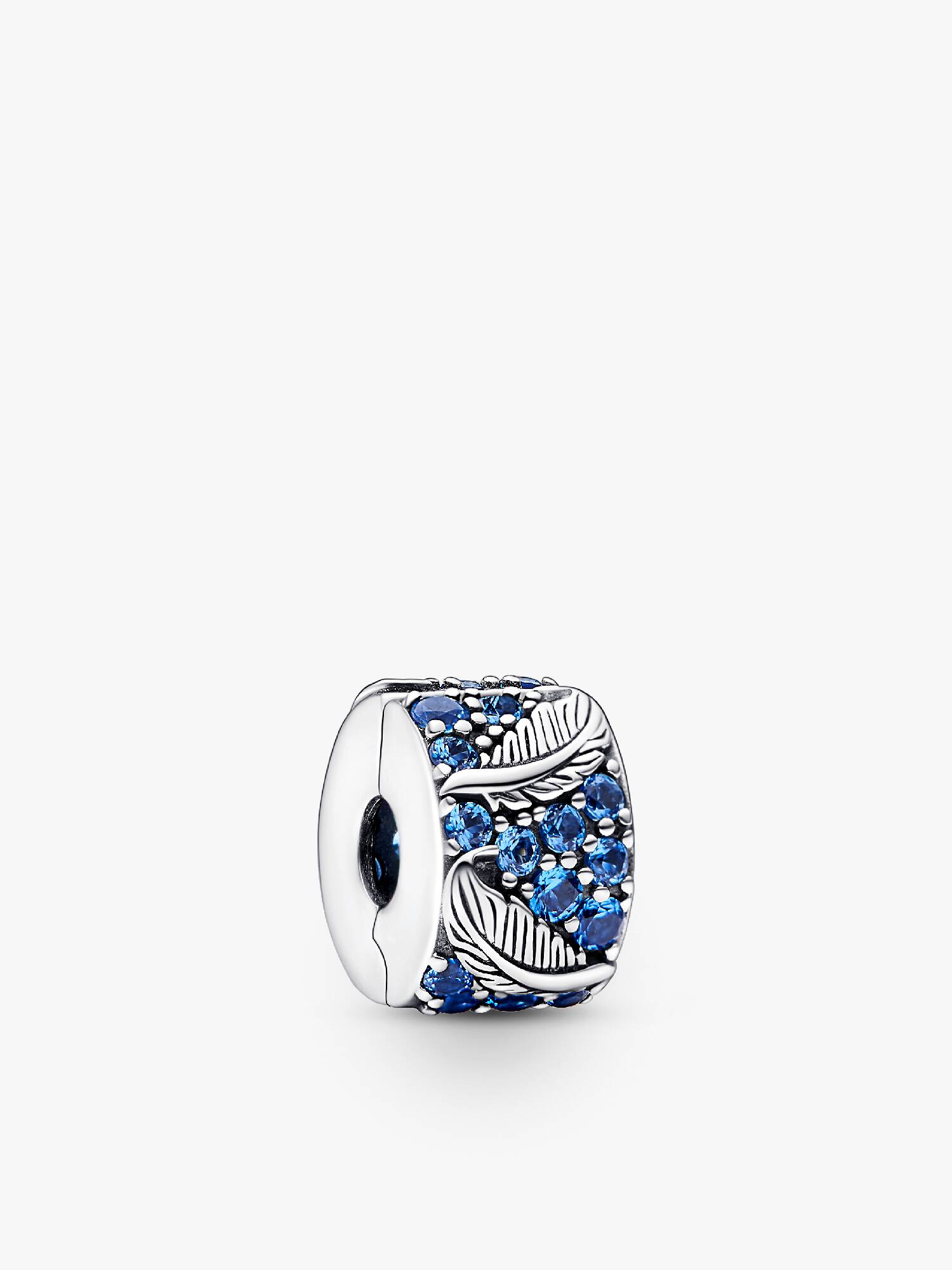 Charm Clip Plume Courbe & Pavé